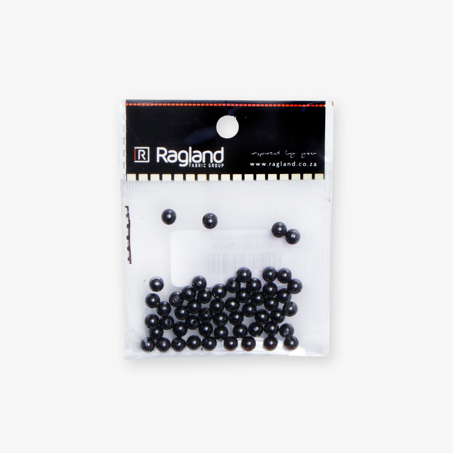Pearl Beads 6mm | Black - Ragland Fabrics