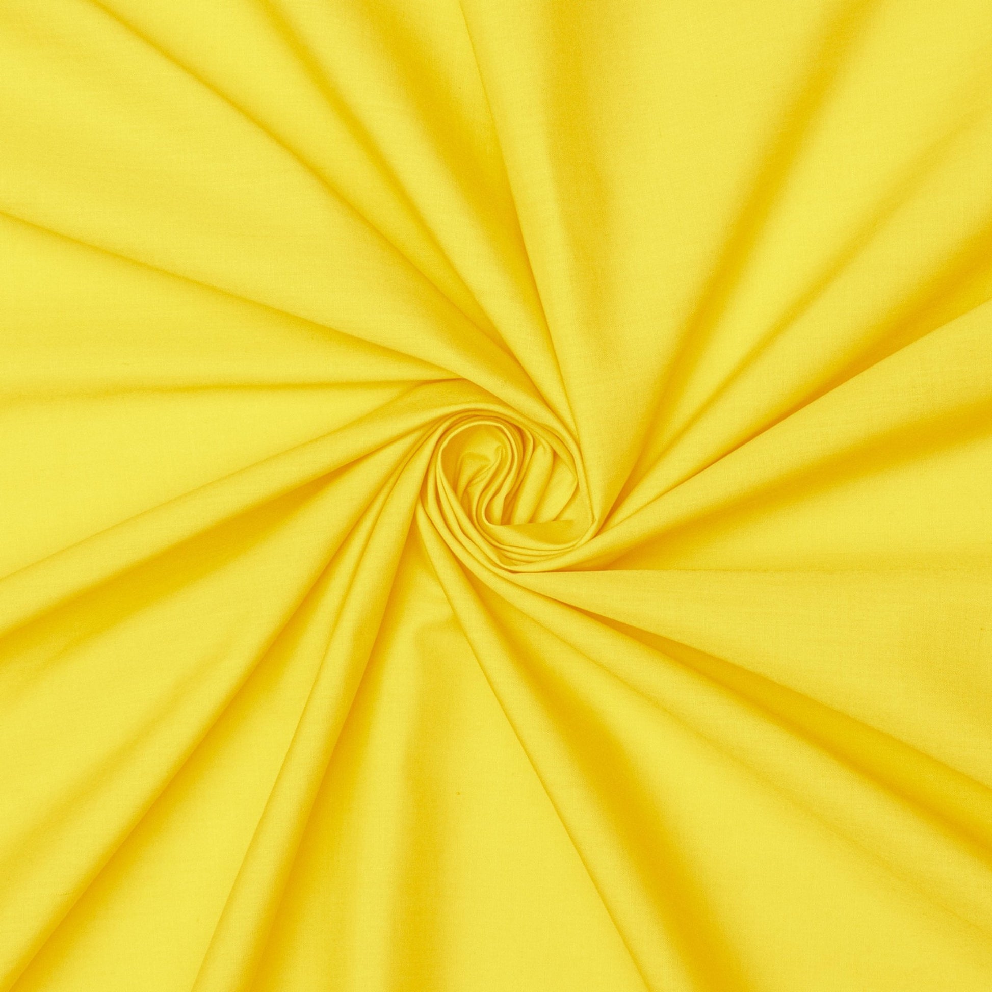 Plain Polycotton Yellow 13 - Ragland Fabrics