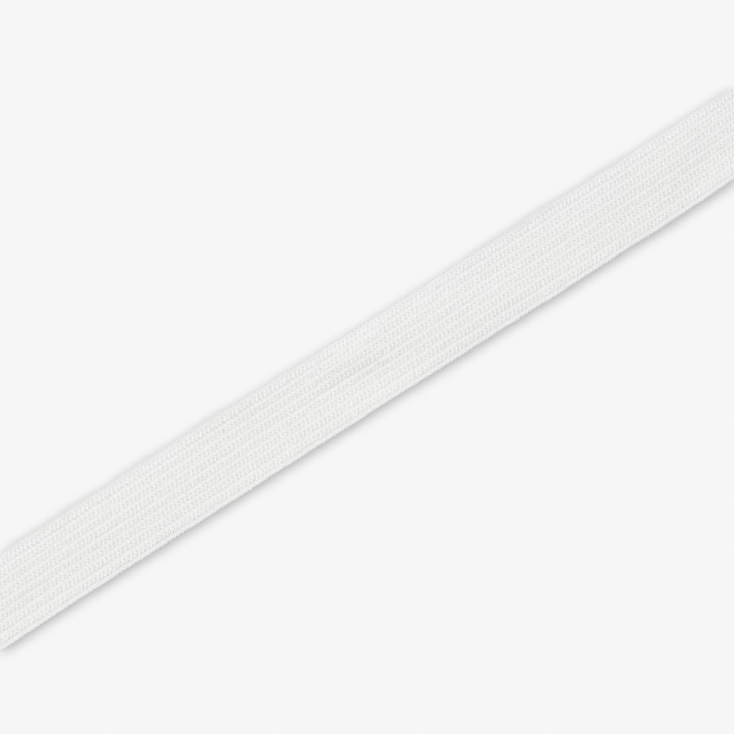 CLEARANCE SALE | Elastic Knitted 15mm White - Ragland Fabrics