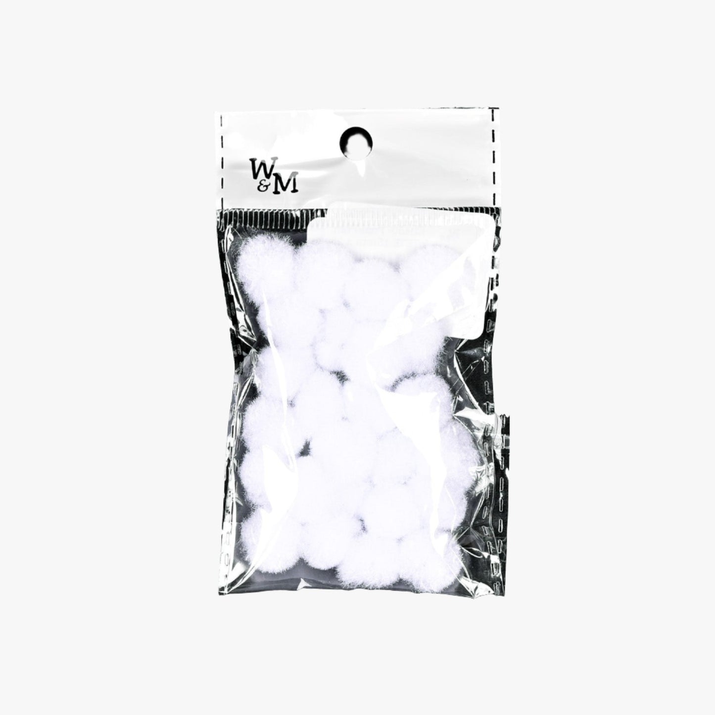Pom Poms - White 15mm | 25pc