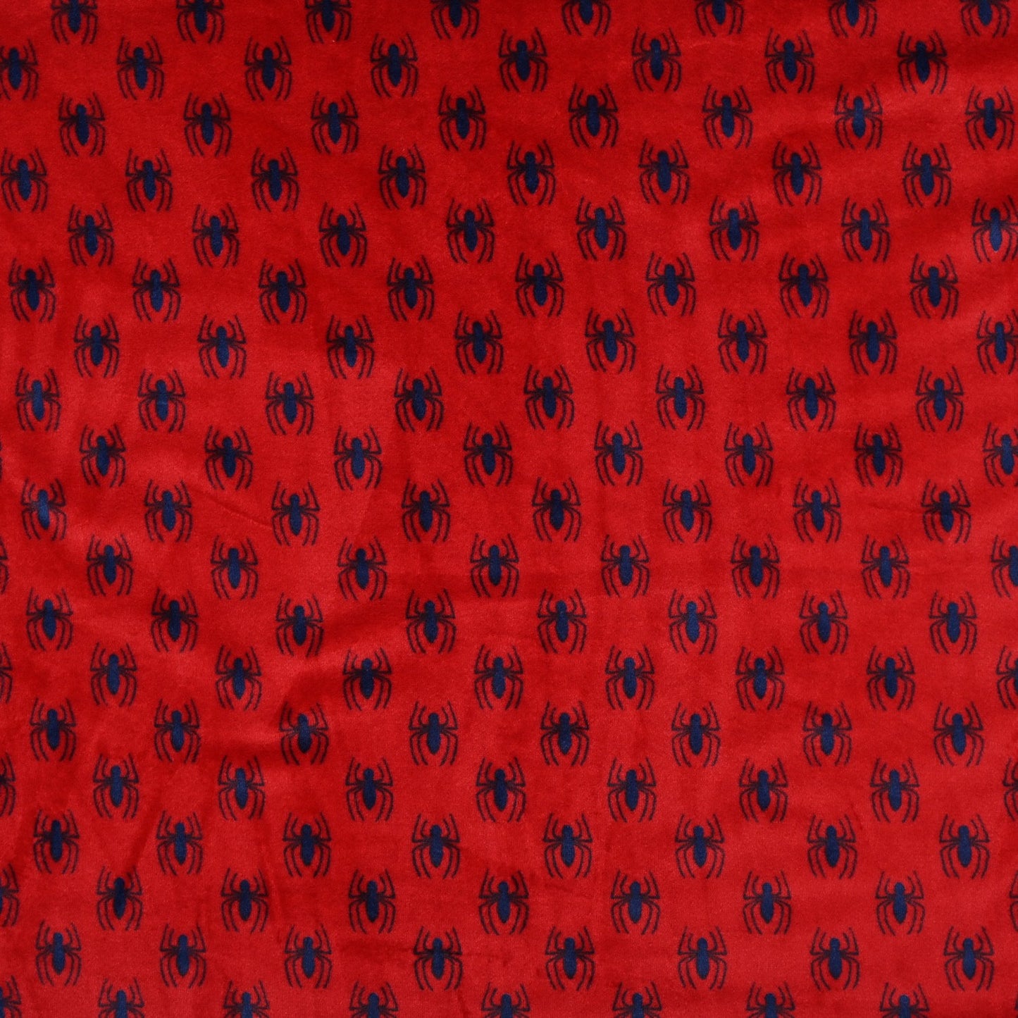 Printed Mongolian Fleece Spidey