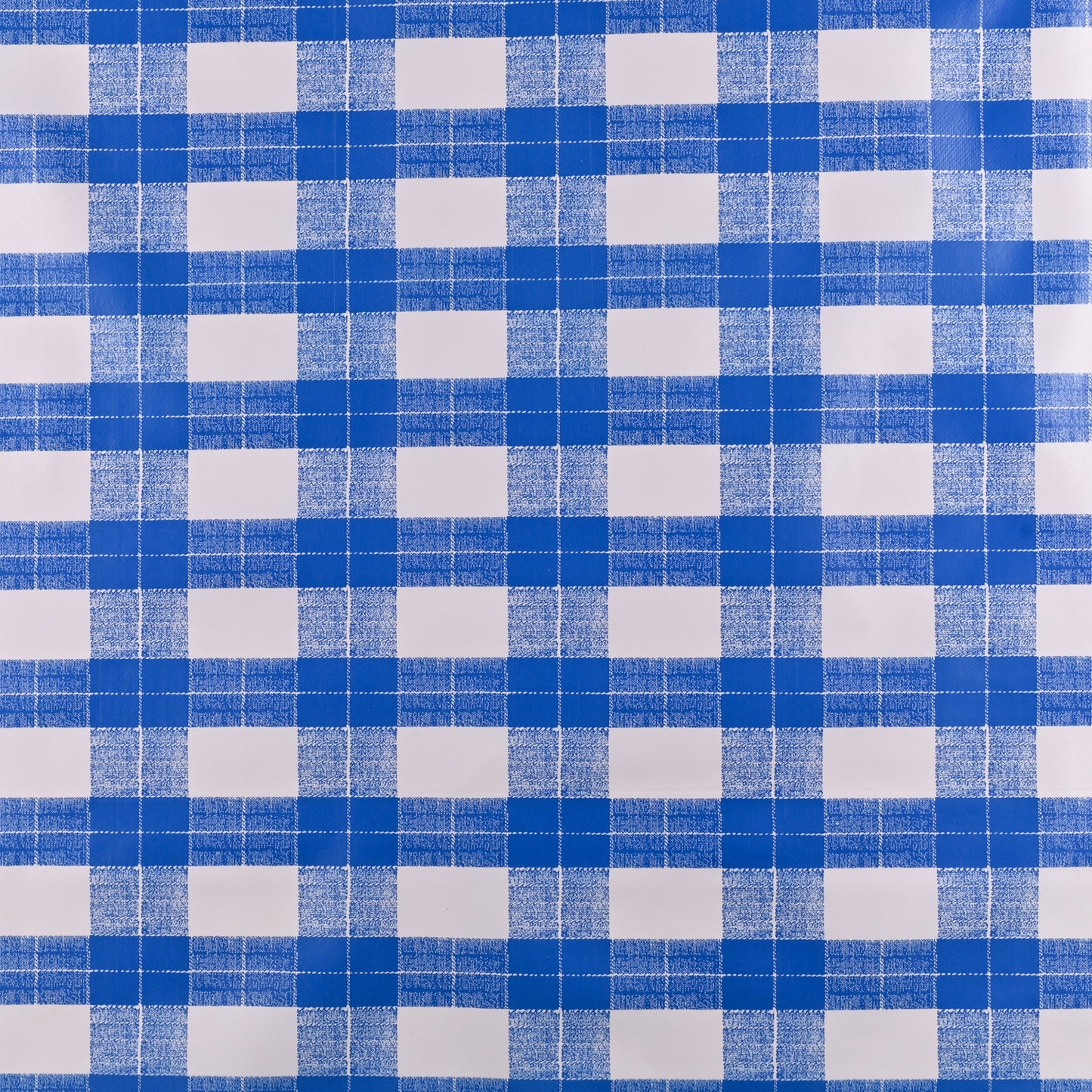 Printed PVC Table Cloth C050-18 Blue Check