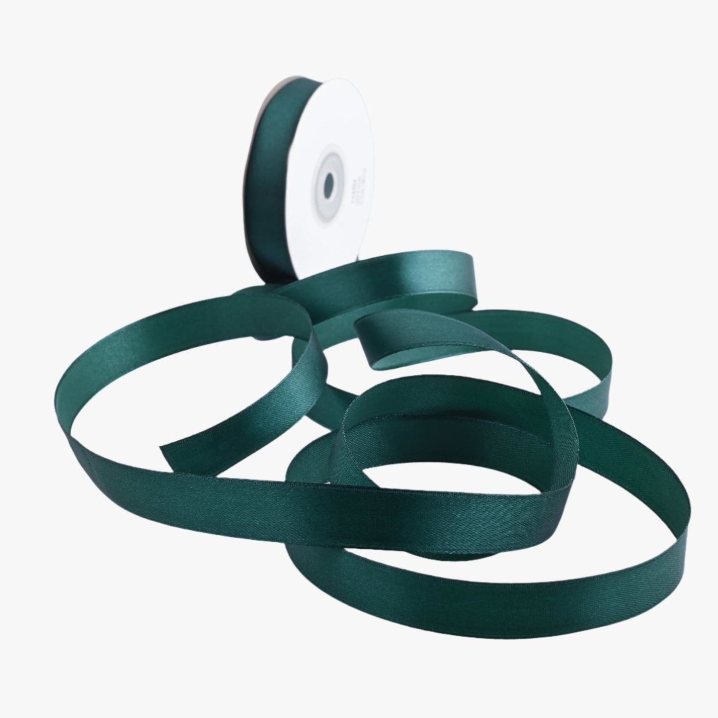 Satin Ribbon 15mm Bottle Green B70 - Ragland Fabrics