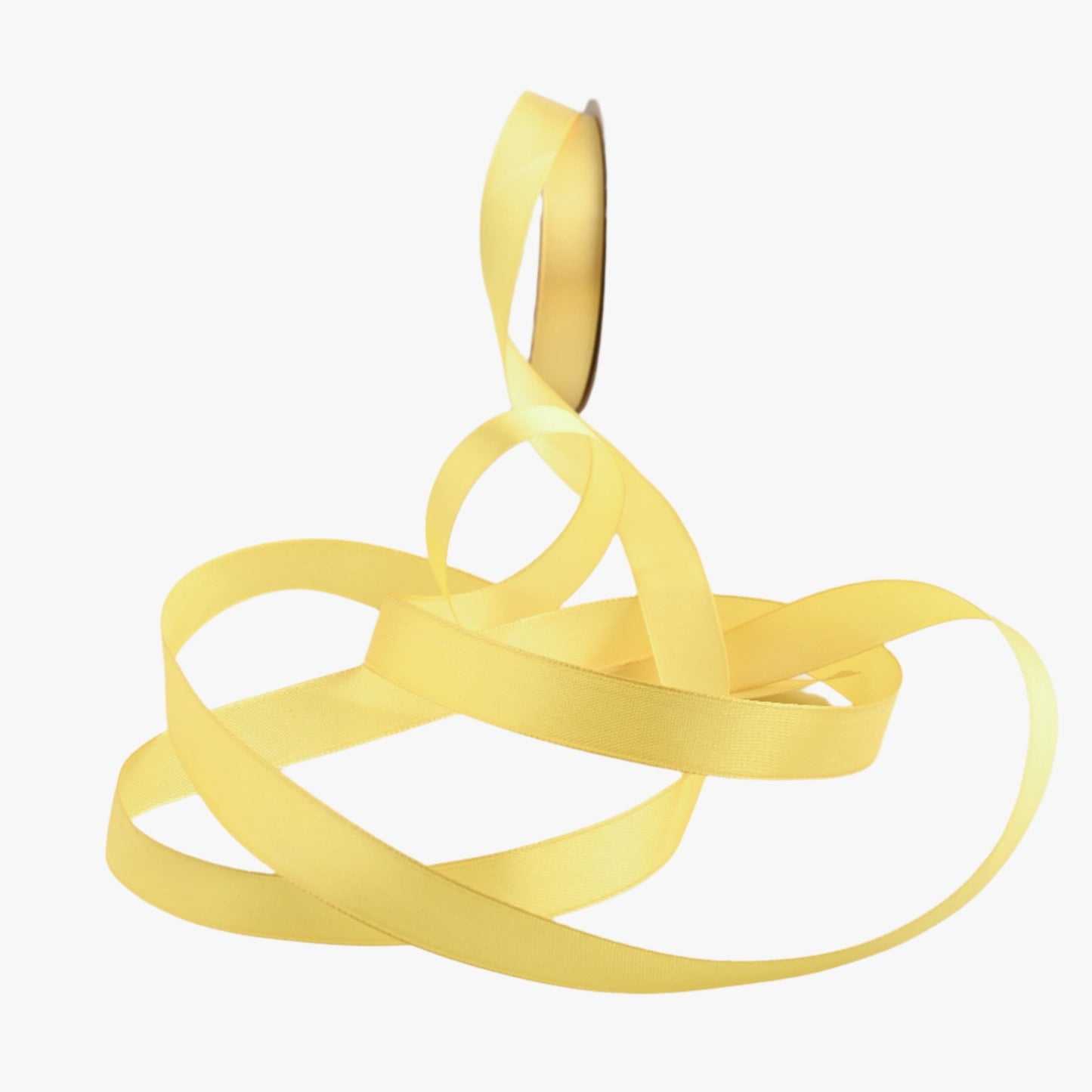 Satin Ribbon 15mm Yellow 270 - Ragland Fabrics