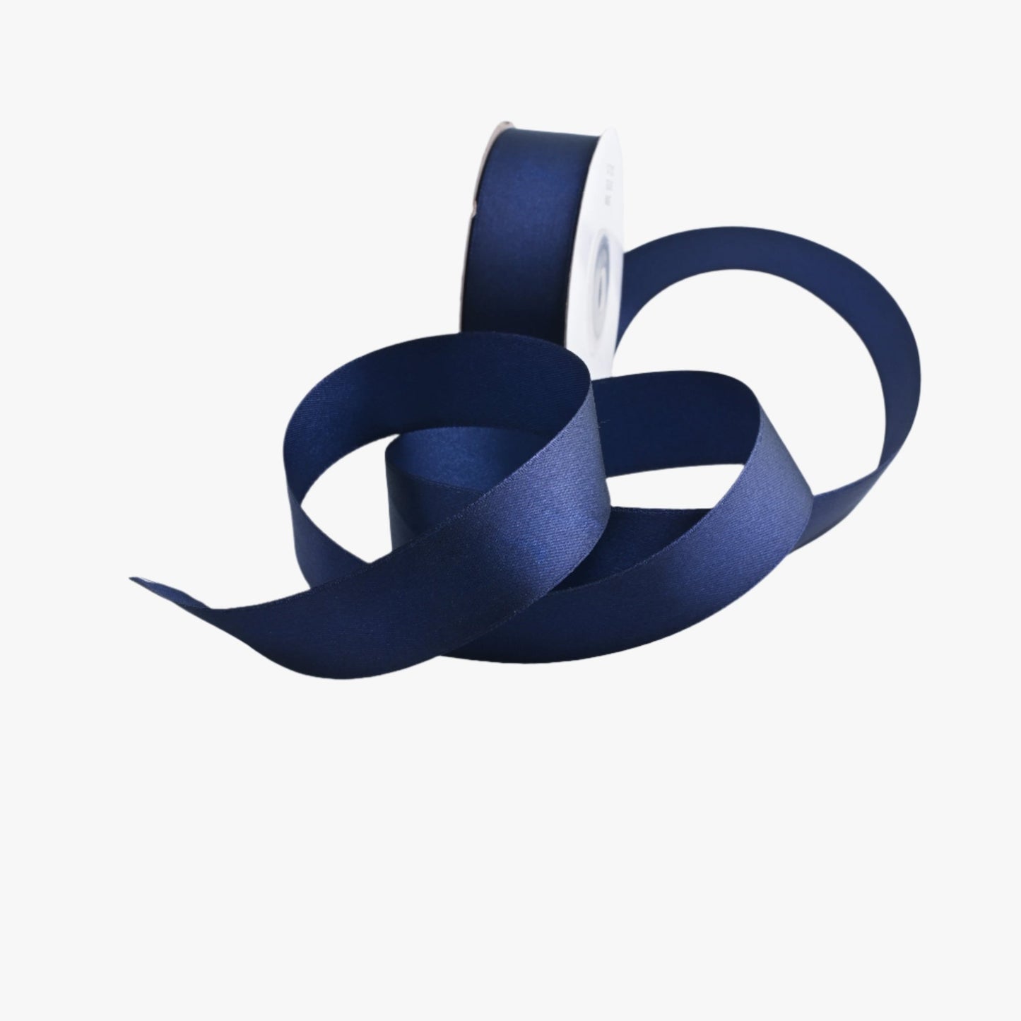 Satin Ribbon 25mm Navy 13 - Ragland Fabrics