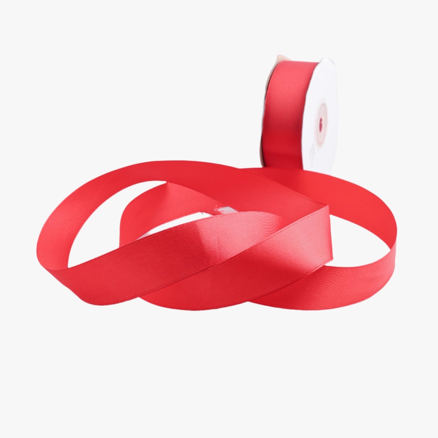 Satin Ribbon 25mm Red 15 - Ragland Fabrics