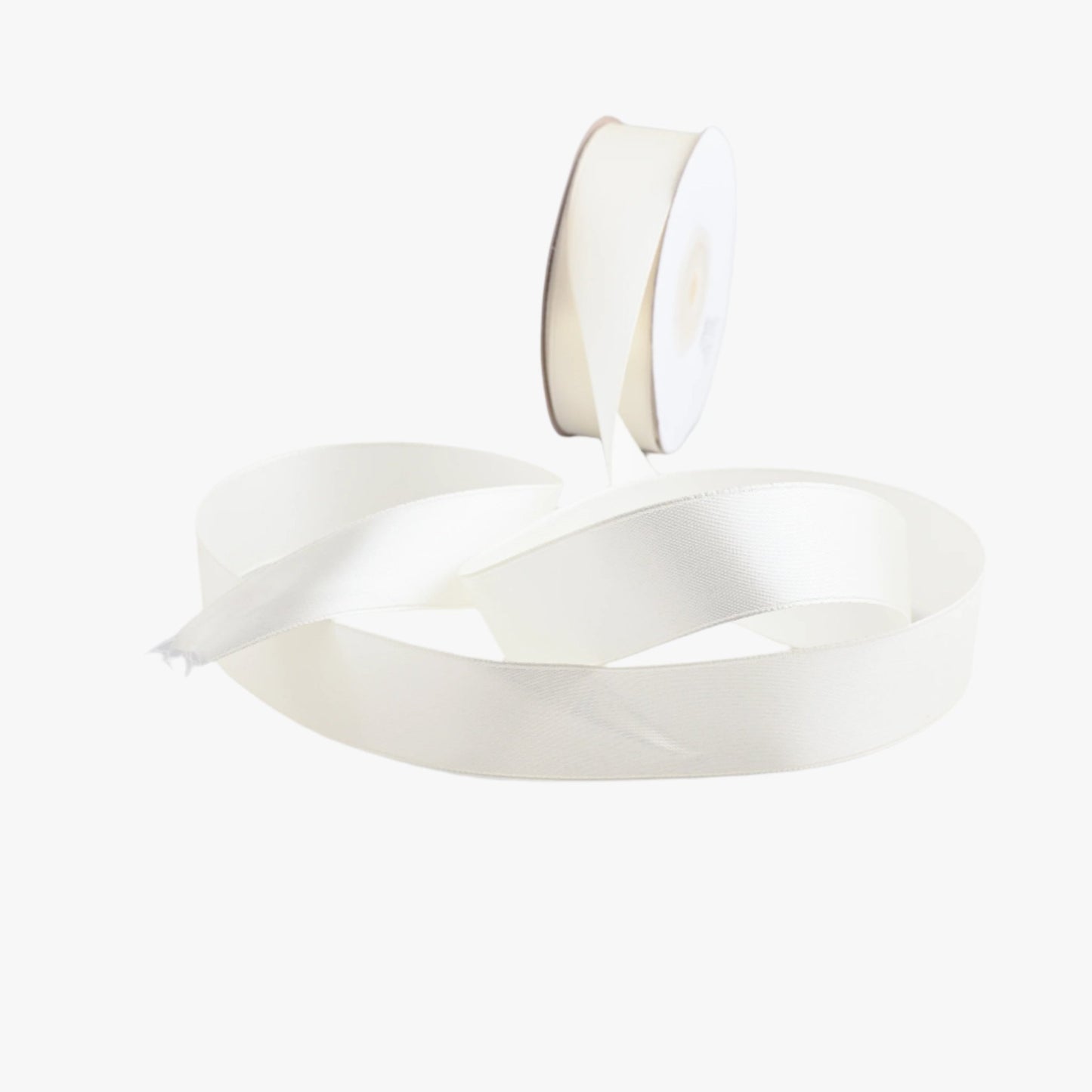 Satin Ribbon 25mm Cream 275 - Ragland Fabrics