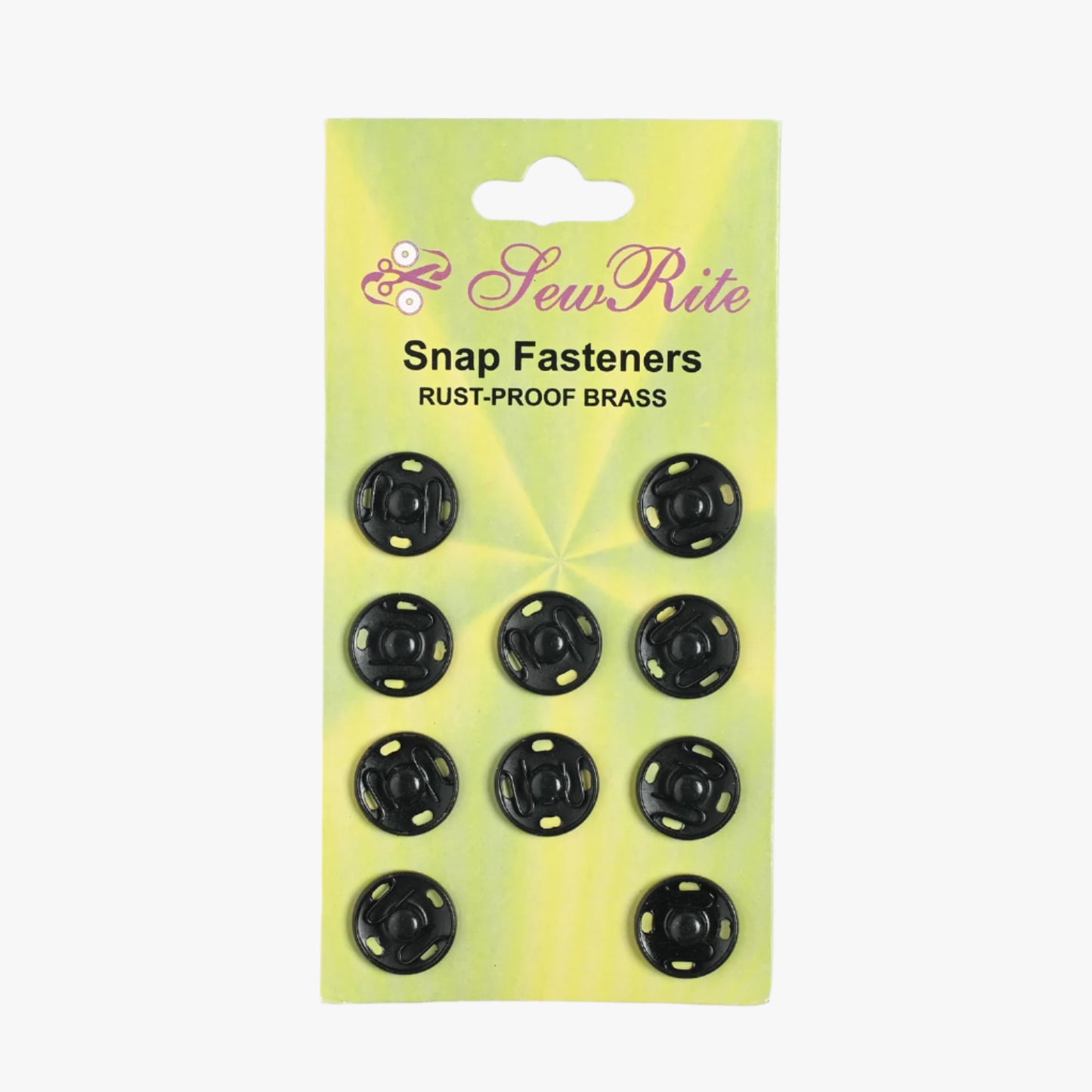Press Studs - Size 3 Black - Ragland Fabrics
