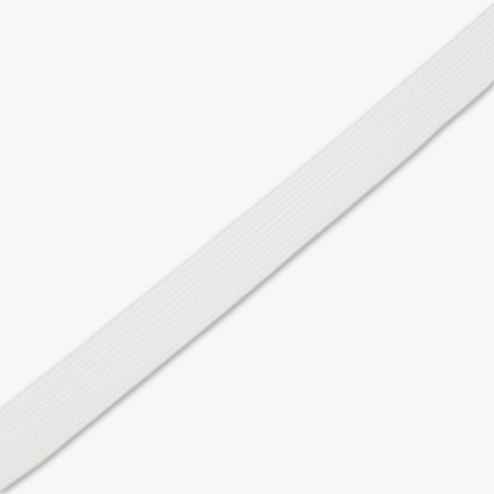 Elastic Knitted 20mm White (Woolies Approved) - Ragland Fabrics