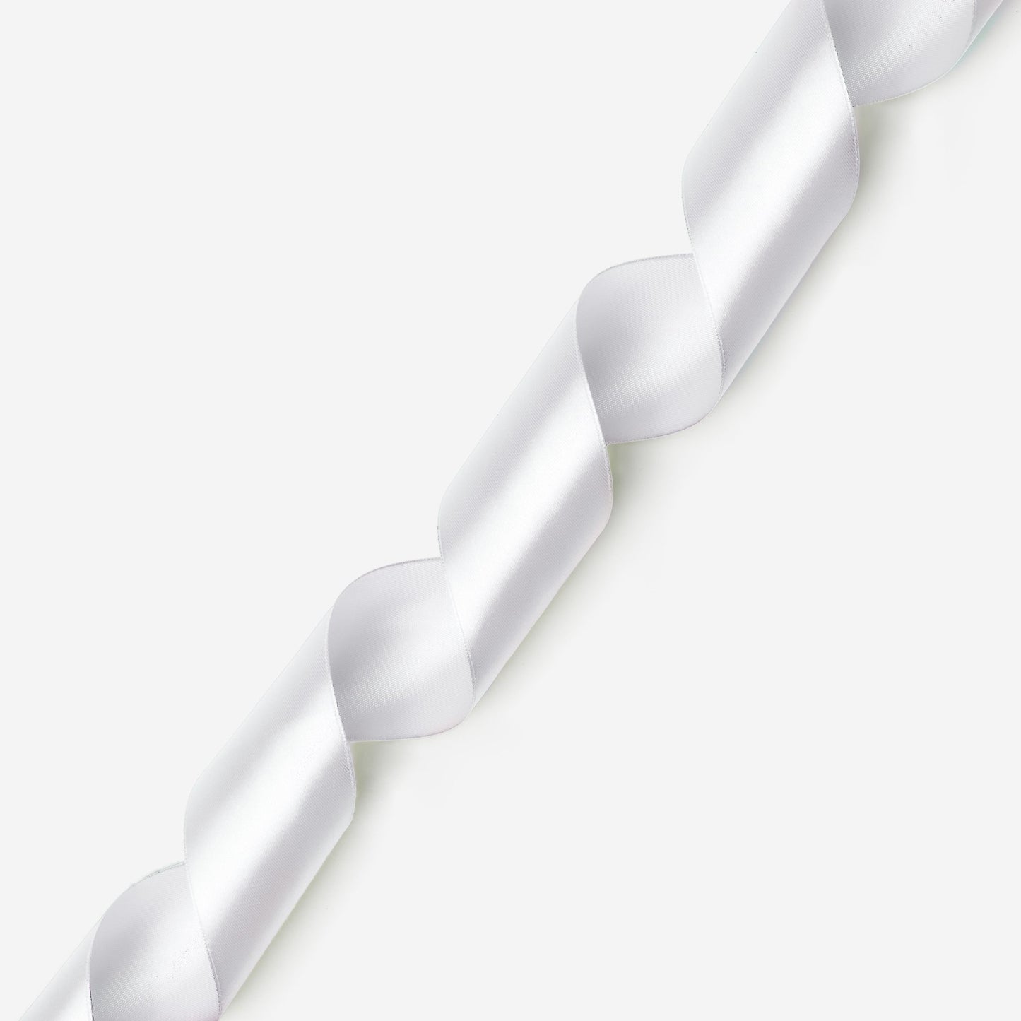 Satin Ribbbon 50mm White 001 - Ragland Fabrics