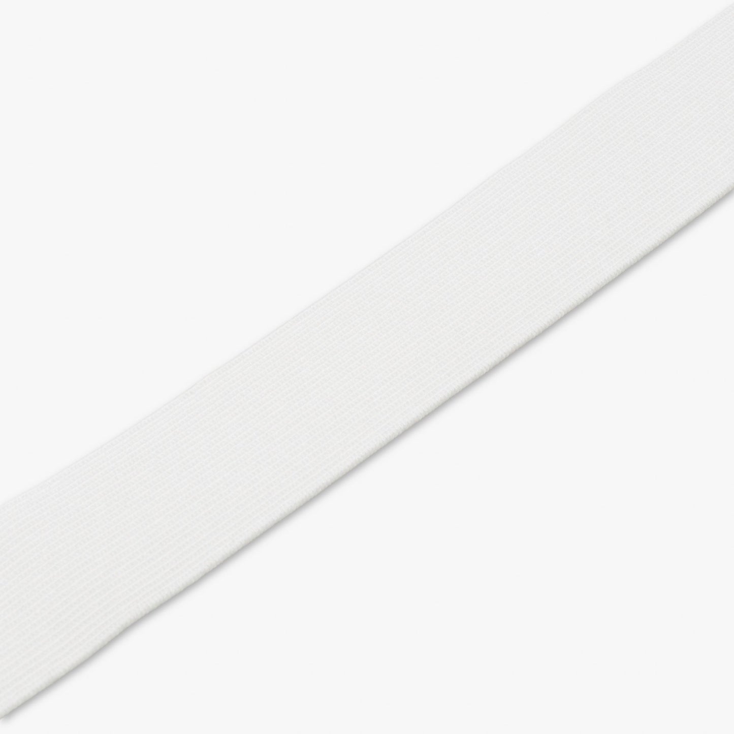 Elastic White 38mm (Woven - Hard Pull) - Ragland Fabrics