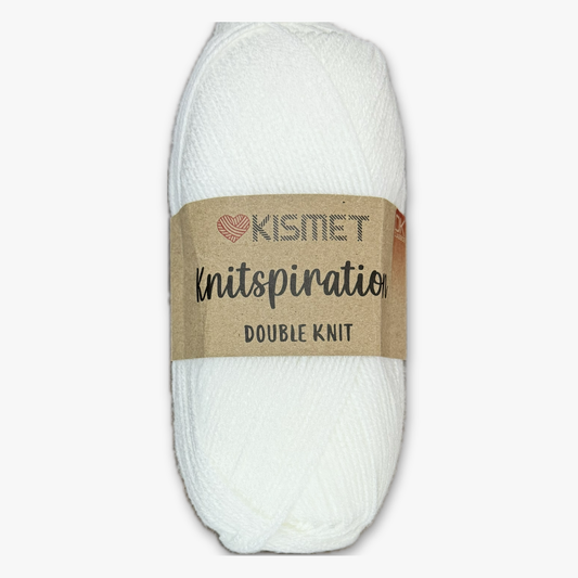 Knitspiration Dbl Knit White K01