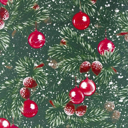 Christmas Printed Mini Matt Ornaments - Ragland Fabrics