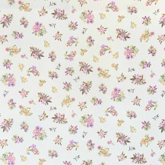 Designer Dress Printed Yellow Floral - Ragland Fabrics
