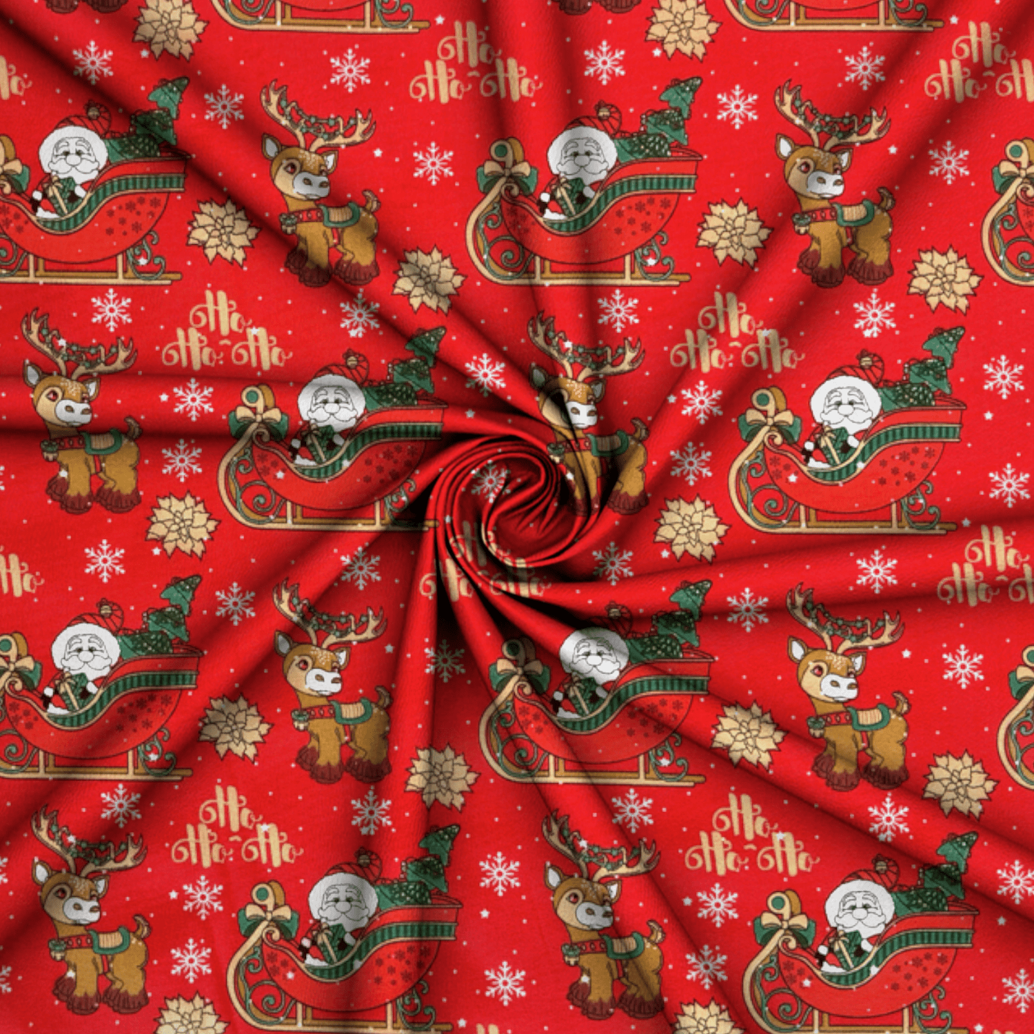 Printed Poly Cotton Slay Red 115cm - Ragland Fabrics