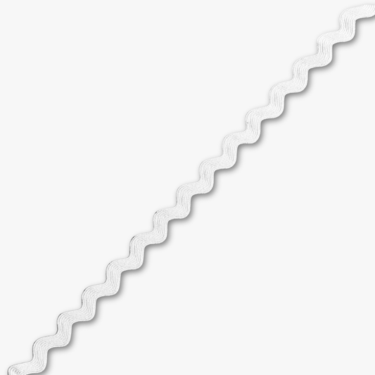 Ric Rac White (7mm) - Ragland Fabrics