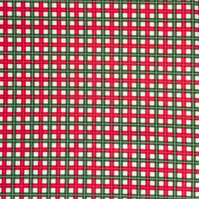 Christmas Printed Mini Matt TikTok Plaid - Ragland Fabrics