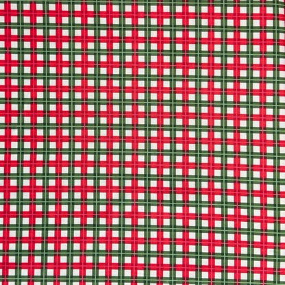 Christmas Printed Mini Matt TikTok Plaid - Ragland Fabrics