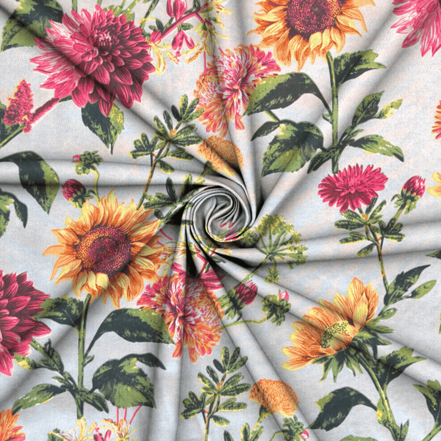 Printed Poly Cotton Hazey Dazey 115cm - Ragland Fabrics