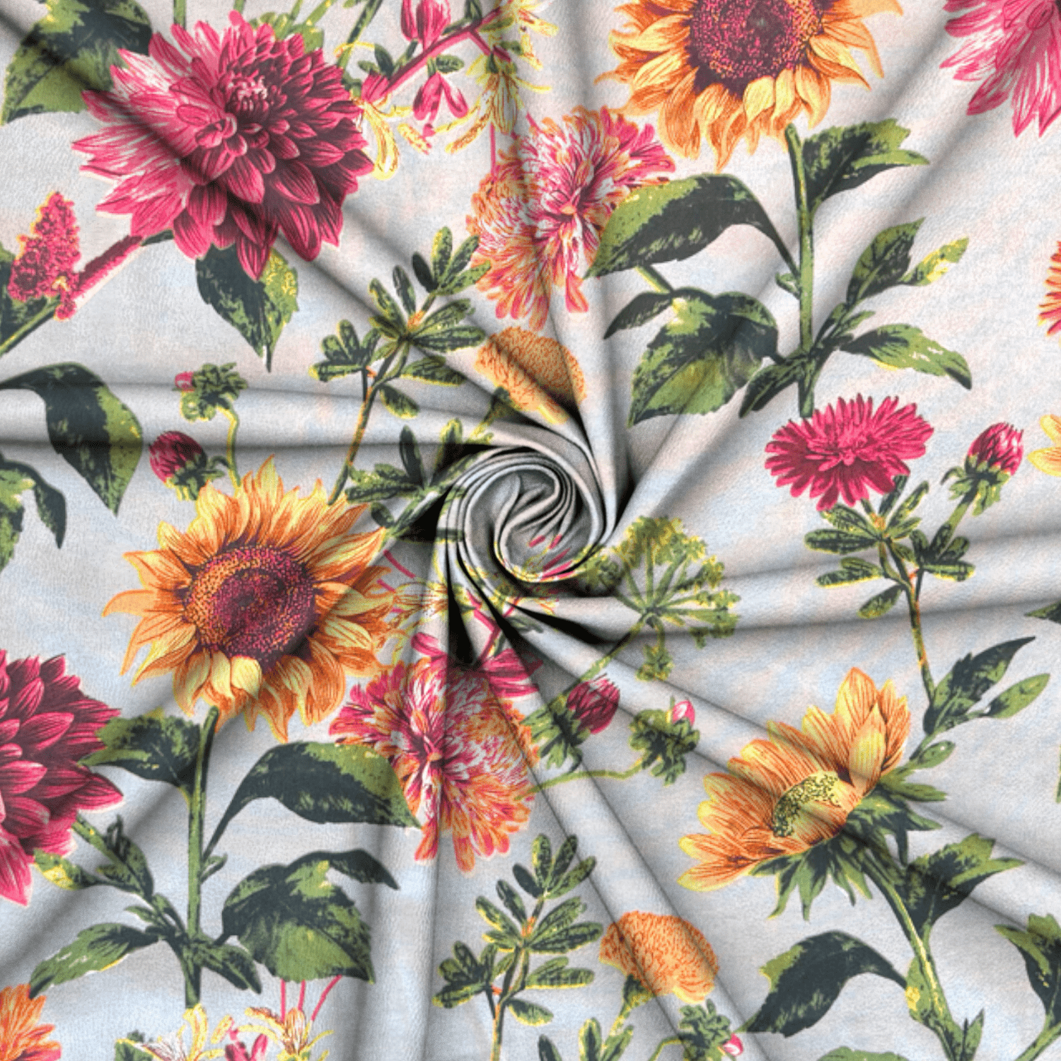 Printed Poly Cotton Hazey Dazey 115cm - Ragland Fabrics