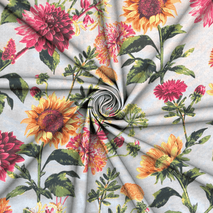 Printed Poly Cotton Hazey Dazey 115cm - Ragland Fabrics