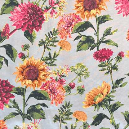 Printed Poly Cotton Hazey Dazey Grey - Ragland Fabrics