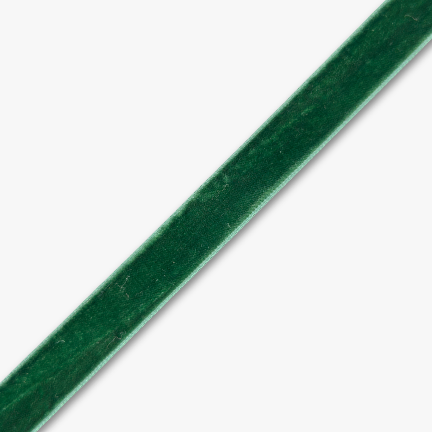 Velvet Ribbon 20mm Green with Boarder