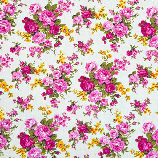 Cotton Quilting Rose Floralis - Ragland Fabrics