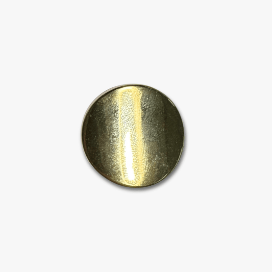 Blazer Button Curved Gold - Ragland Fabrics
