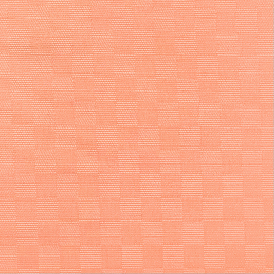 Georgette Woven Check Peach Dress Fabric