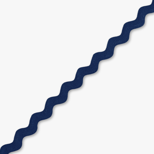 Ric Rac Navy(8mm) - Ragland Fabrics