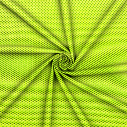 Eyelet Mesh Lumo Yellow - Ragland Fabrics
