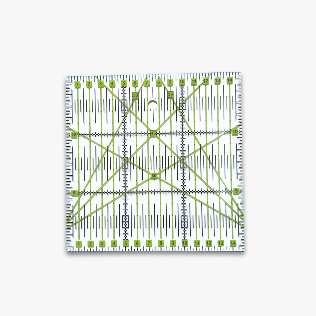 Quilting Ruler 6 x 6" - Ragland Fabrics