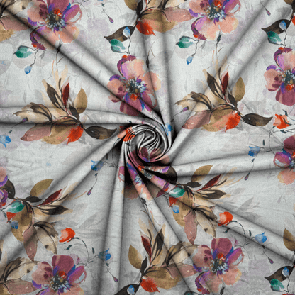 Printed Linen Blend Des.A