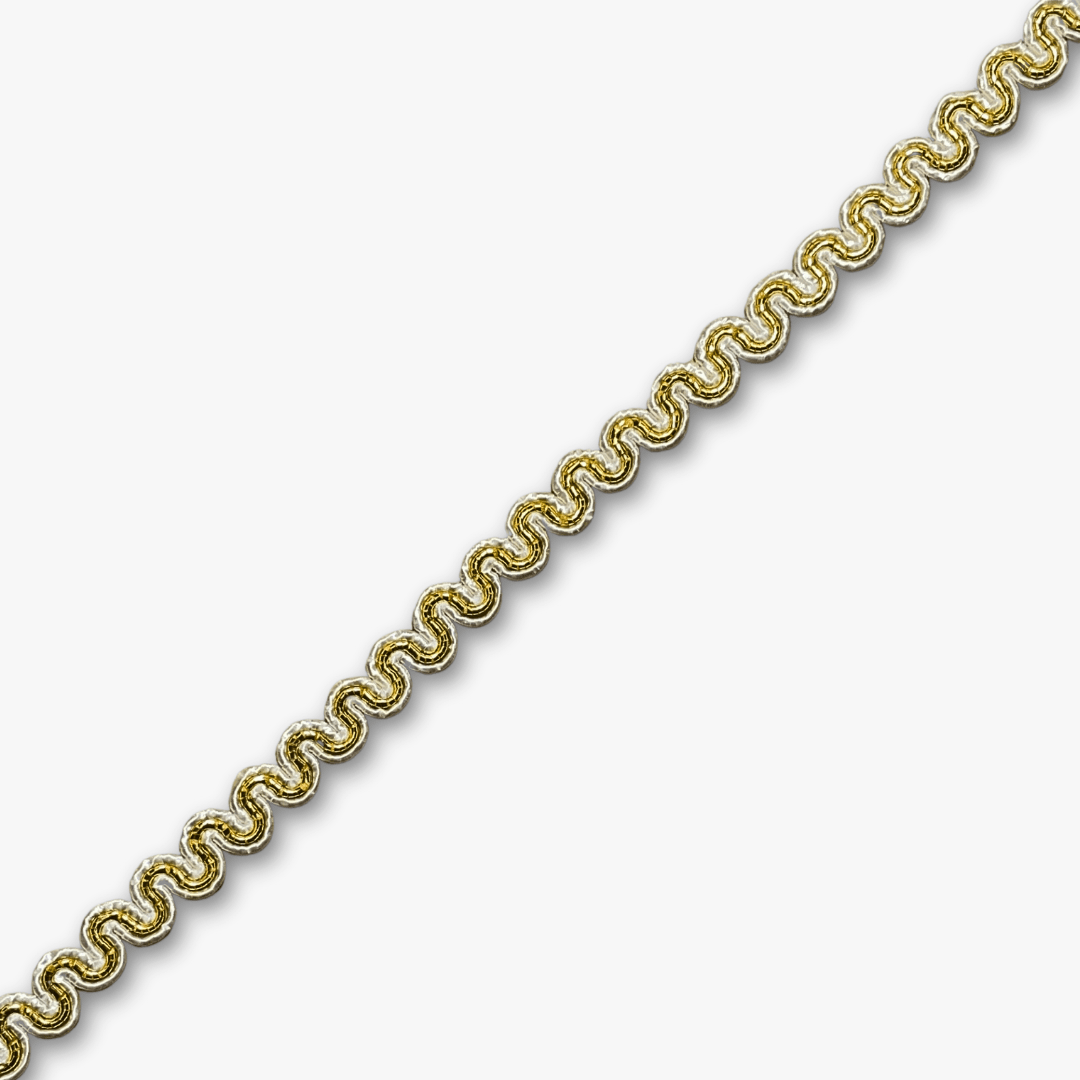 Furnishing Braid ZigZag Gold - Ragland Fabrics