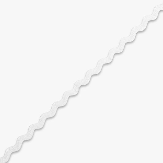 Ric Rac White (6mm) - Ragland Fabrics