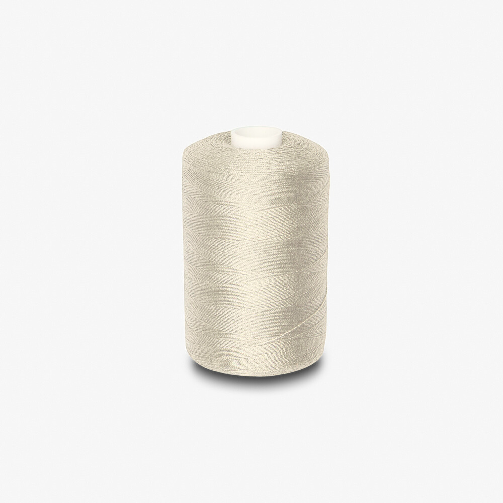 Thread 1000met Reel Ivory #207