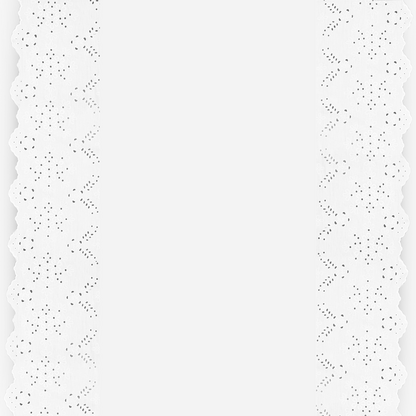 White Woven Bordered Cut & Sew