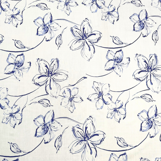Printed Linen Blend Des.D