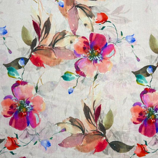 Printed Linen Blend Des.F