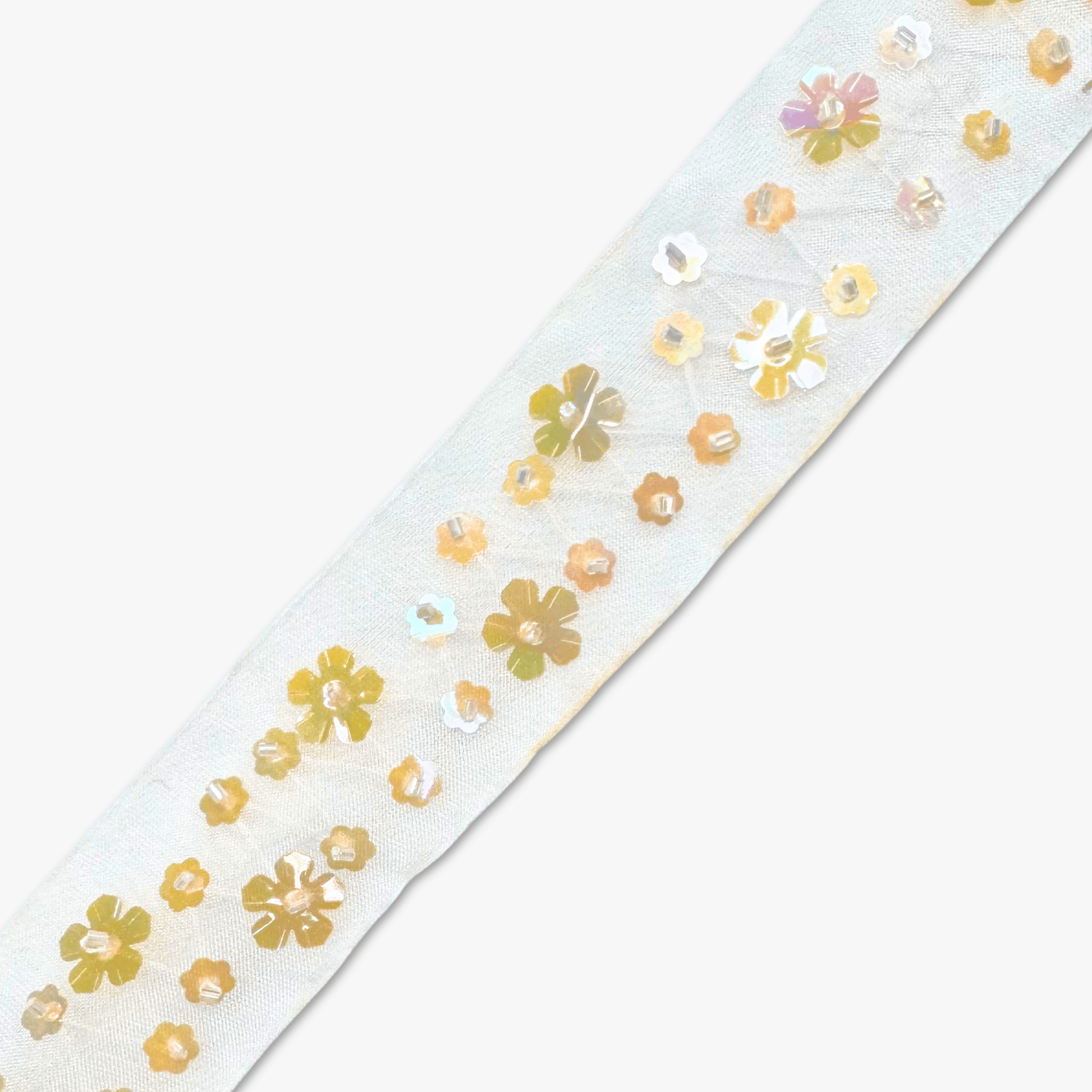 Organza Floral Lace 40mm - Ragland Fabrics