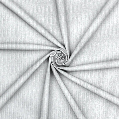 Ribbing 2x1 | Collars & Cuffs | White - Ragland Fabrics