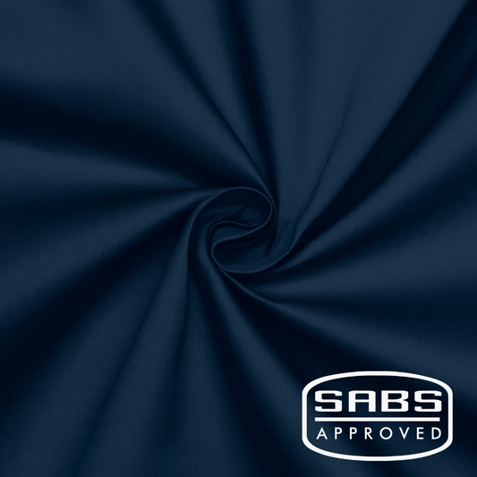 Twill Cotton D59 Navy - SABS Flame-Retardant