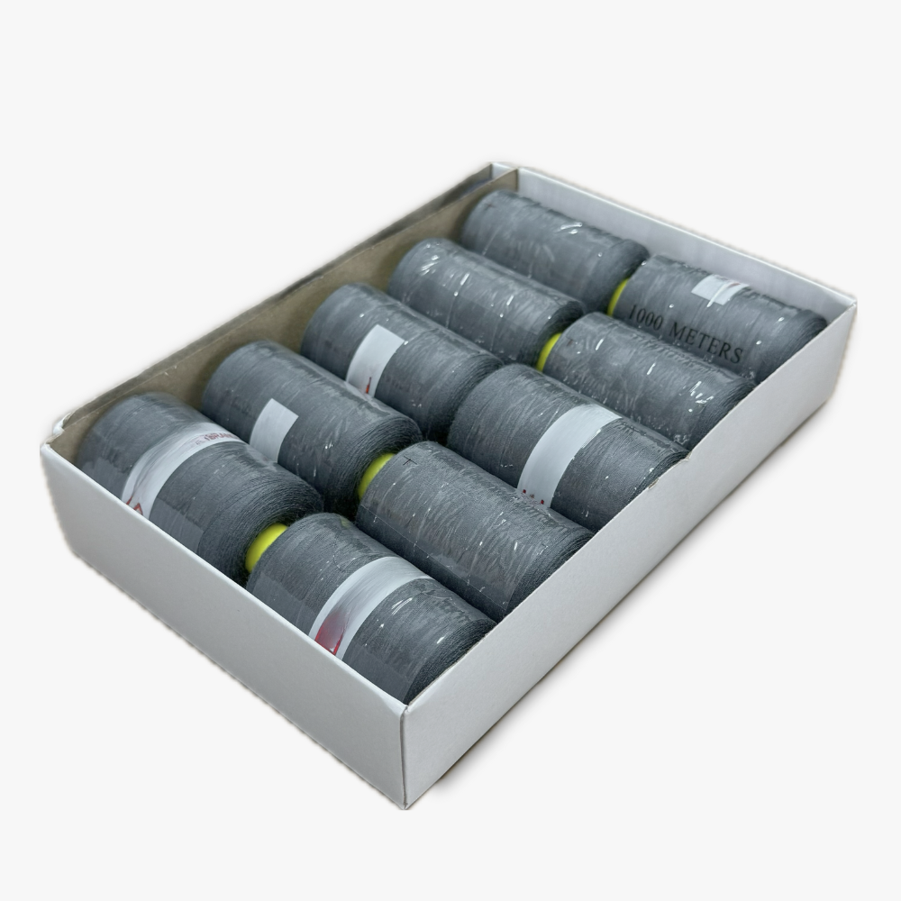 Thread 1000met Reel Dark Grey #599