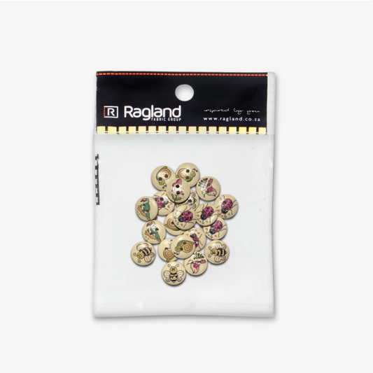 Pretty Buttons Creatures & Critters - 20pcs