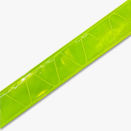 Reflective PVC Tape Lime 50mm - Per Meter