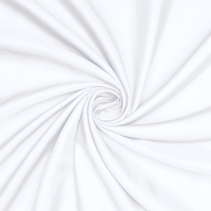 Poly - Twist Fabric White - Ragland Fabrics