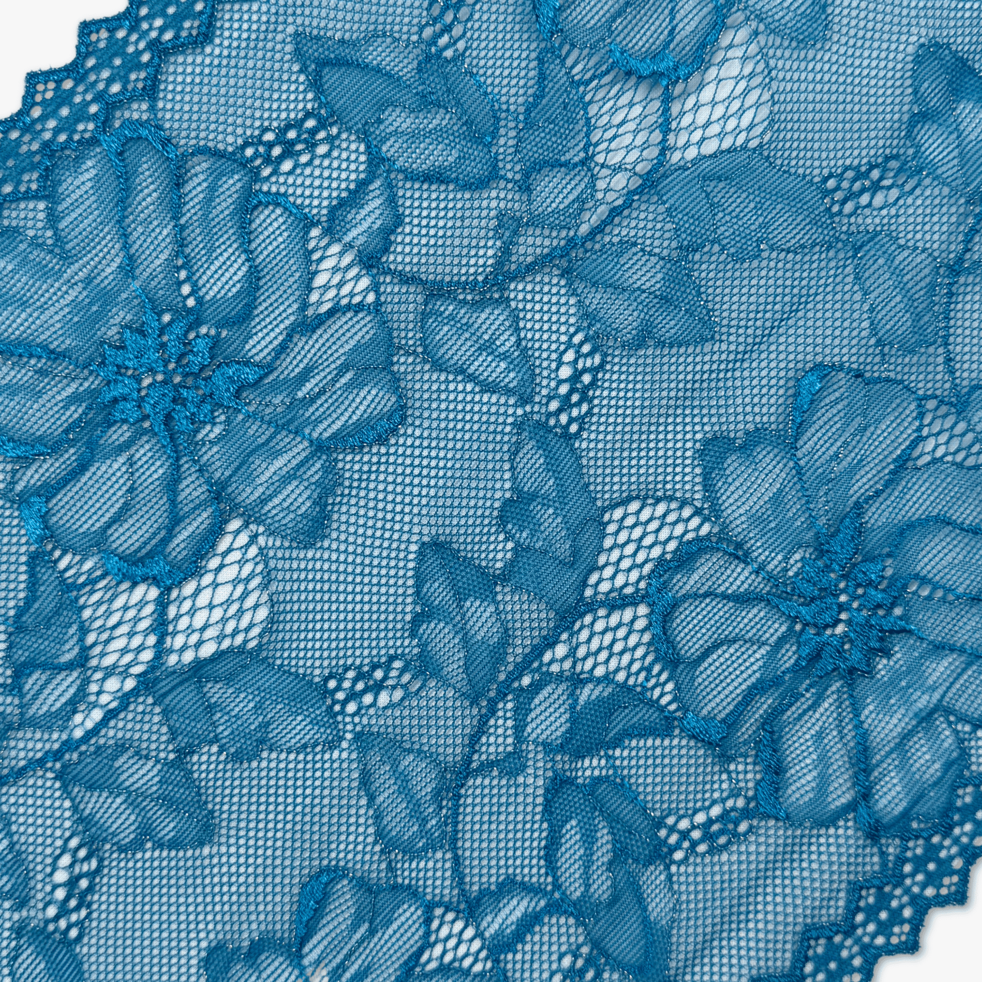 Nylon Lace TBD Blue 215mm - Ragland Fabrics