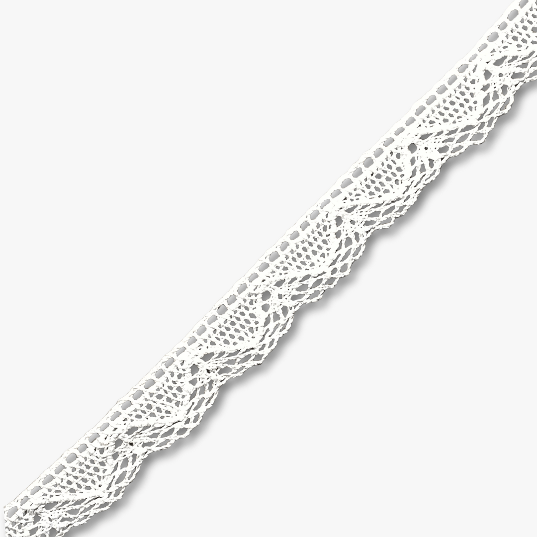 Lace Torchon White Des.8 - Ragland Fabrics