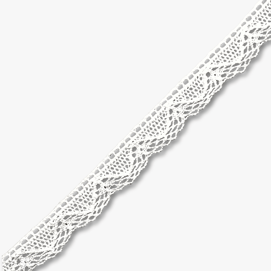 Lace Torchon White Des.8 - Ragland Fabrics
